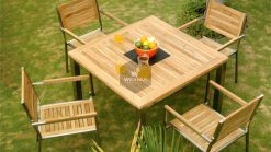 Stainless Steel Camaro Dining Set