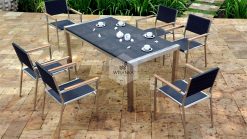 Stainless Steel Sevilla Dining Set