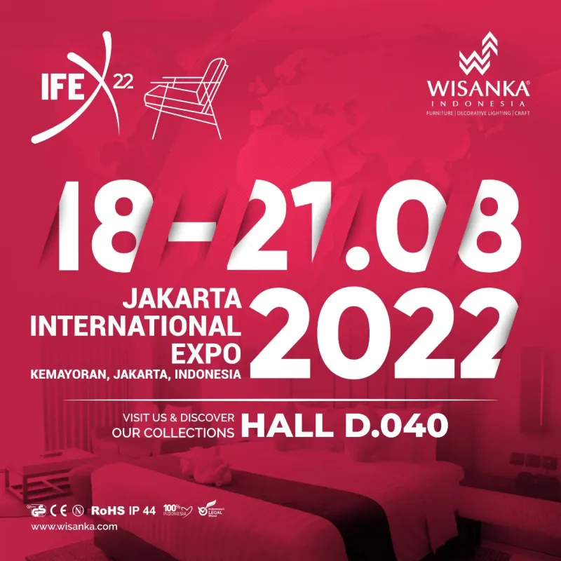 IFEX 2022 Jakarta Indonesia Wisanka Modern Outdoor furniture